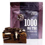 The 4.20 Brownie: Cookies & Cream 1000 MG THC