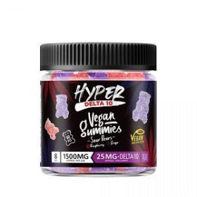 Hyper Delta-10 THC Vegan Gummies Bears | Buy Edibles Online