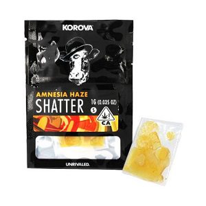 Buy Amnesia Haze Shatter Online | Korova shatter Australia